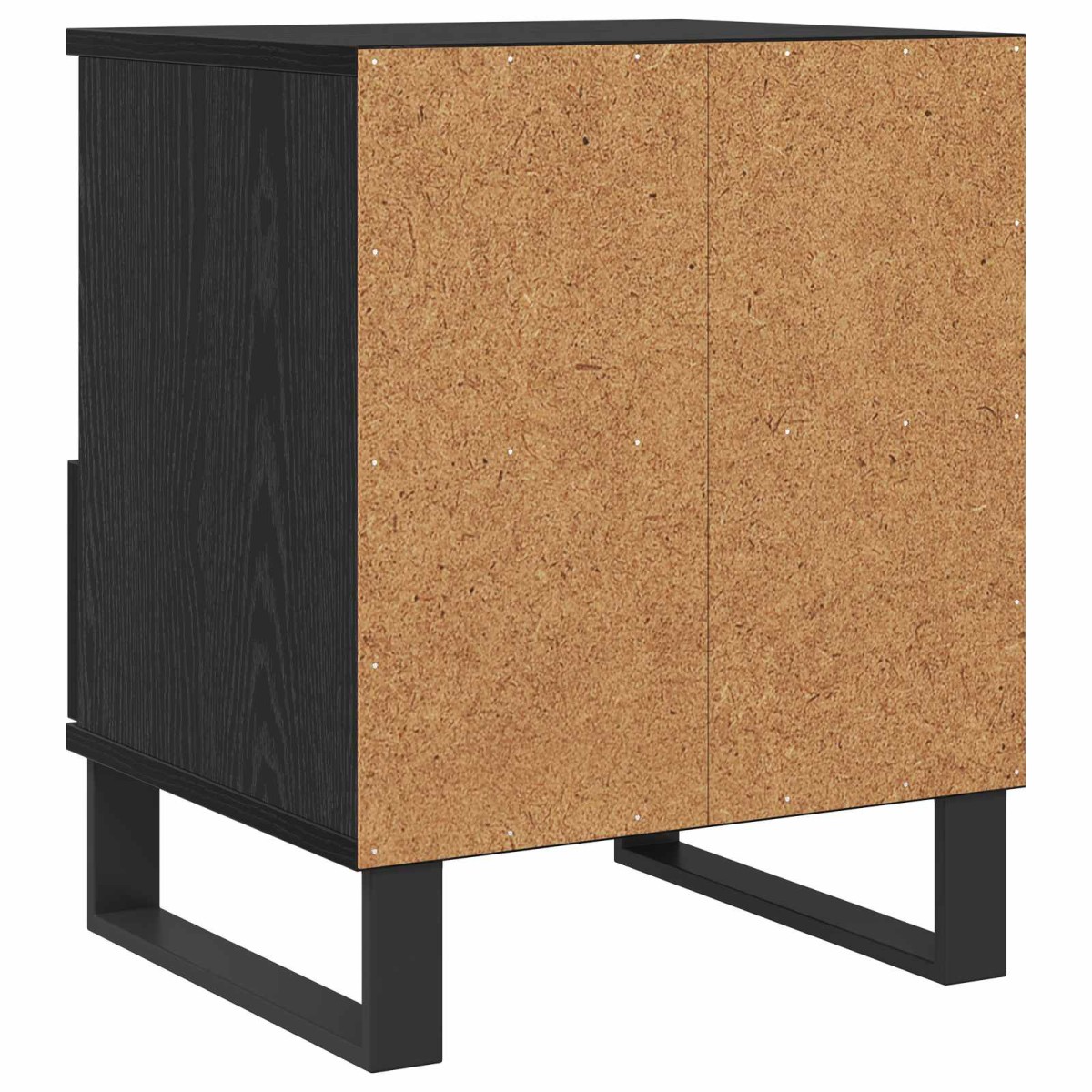 vidaXL Ντουλάπι κρεβατιού Μαύρη Οξυά 40 x 35 x 50 εκ.
