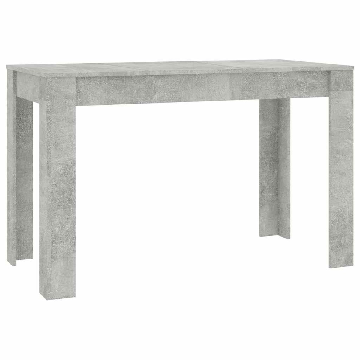 vidaXL Τραπεζαρία Γκρι του Σκυροδέματος 120x60x76 εκ. από Μοριοσανίδα
