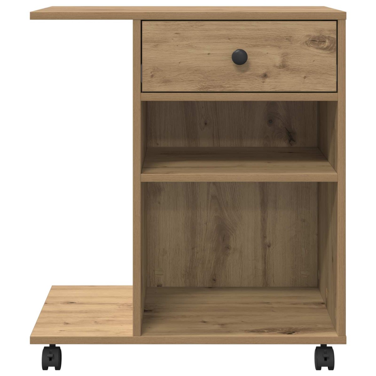 vidaXL Σταντ Εκτυπωτή Artisian Δρυς 60 x 40 x 68,5 εκ.