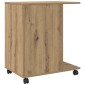 vidaXL Σταντ Εκτυπωτή Artisian Δρυς 60 x 40 x 68,5 εκ.
