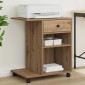 vidaXL Σταντ Εκτυπωτή Artisian Δρυς 60 x 40 x 68,5 εκ.