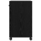 vidaXL Σταντ Εκτυπωτή Μαύρη Δρυς 60 x 40 x 68,5 εκ. Επεξεργασμένο Ξύλο