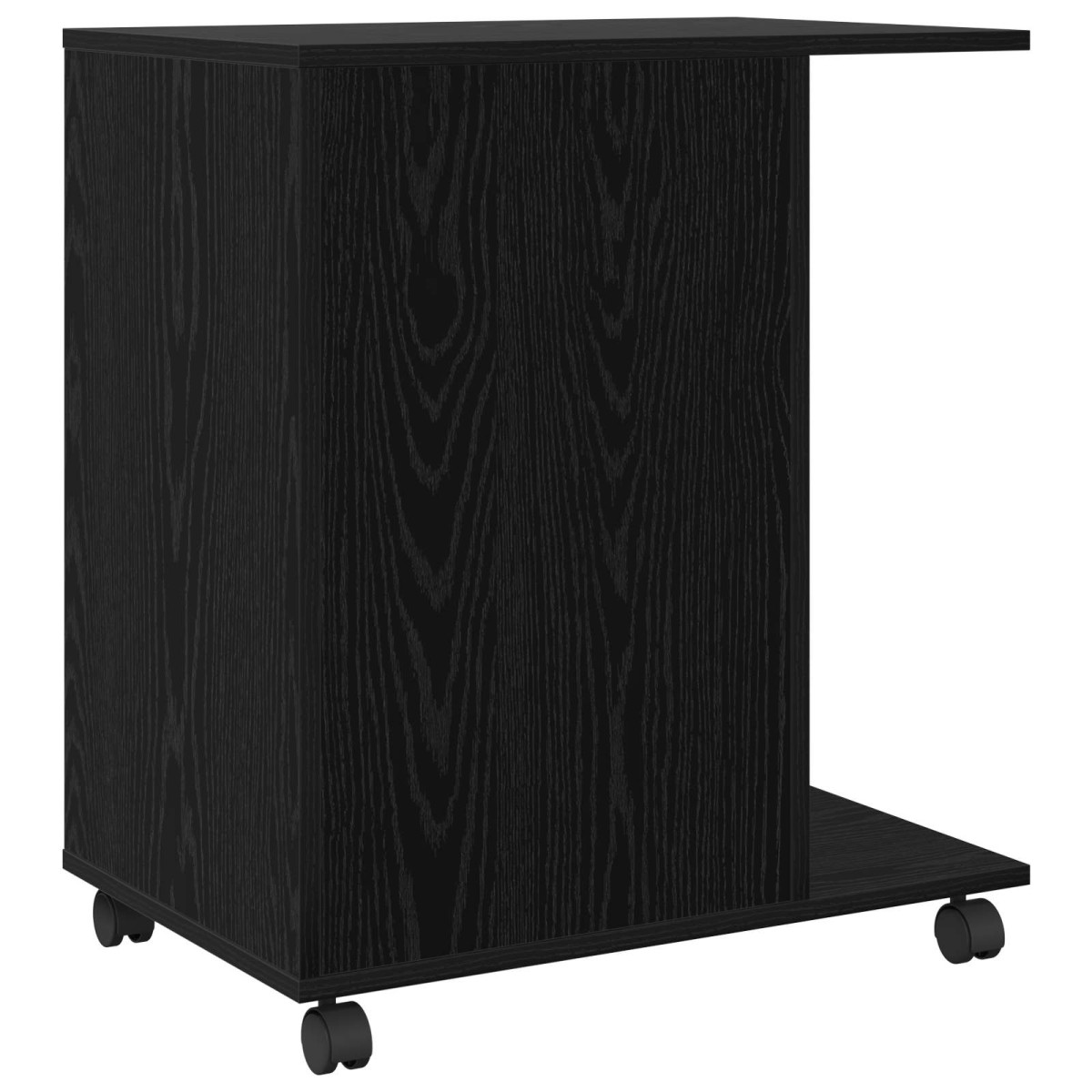 vidaXL Σταντ Εκτυπωτή Μαύρη Δρυς 60 x 40 x 68,5 εκ. Επεξεργασμένο Ξύλο