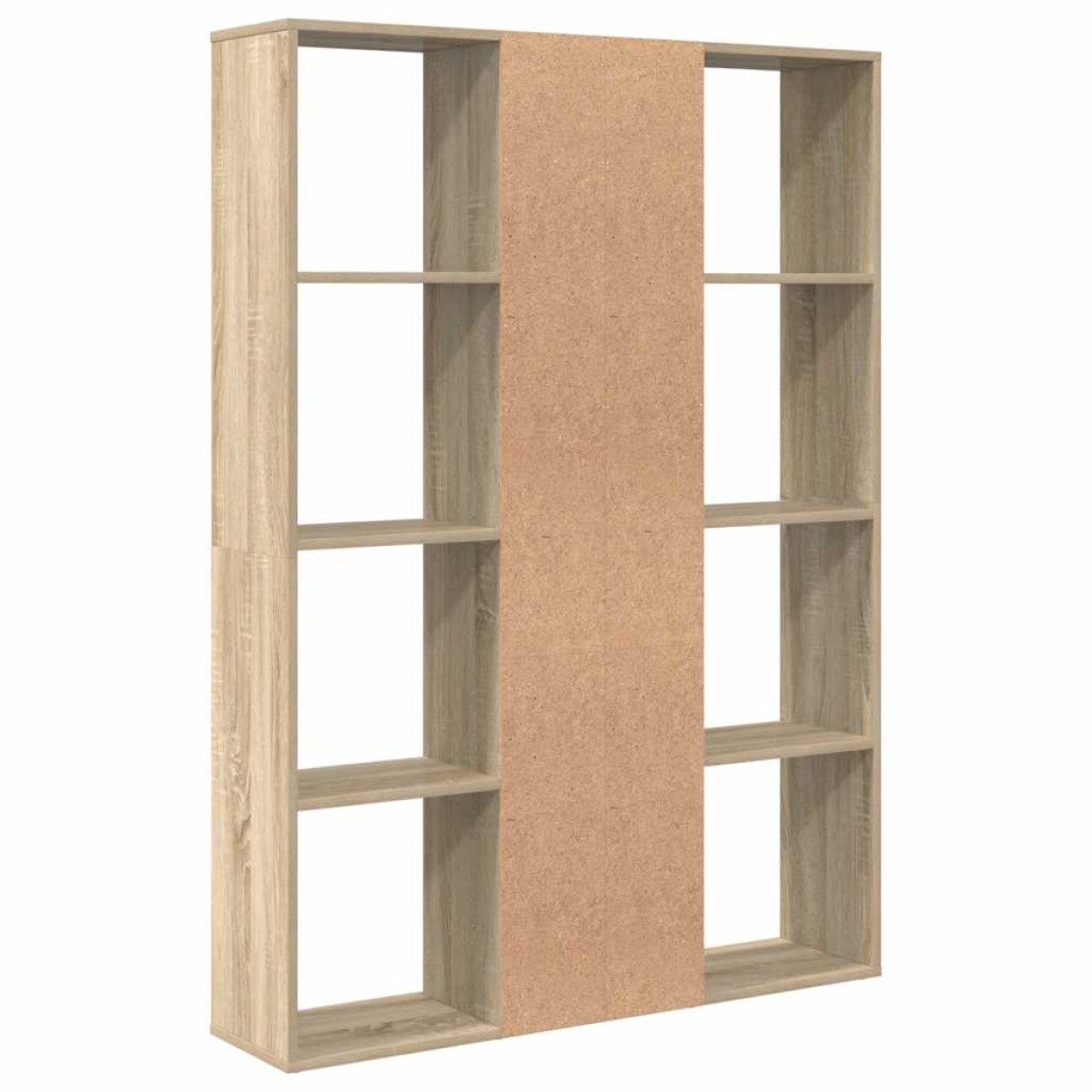vidaXL Διαχωριστικό/Βιβλιοθήκη Sonoma Δρυς 100x24x140 εκ. Μοριοσανίδα