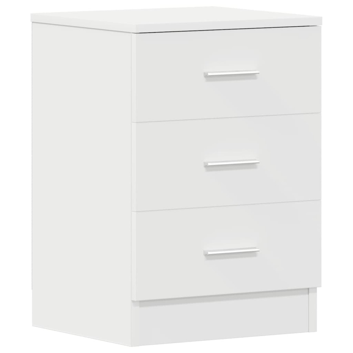 vidaXL Κομοδίνα 2 τεμ. Λευκά 38 x 35 x 56 εκ. από Μοριοσανίδα
