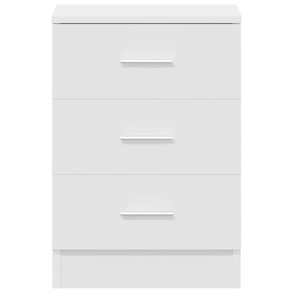 vidaXL Κομοδίνα 2 τεμ. Λευκά 38 x 35 x 56 εκ. από Μοριοσανίδα