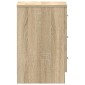 vidaXL Κομοδίνο Χρώμα Sonoma Δρυς 38 x 35 x 56 εκ. από Μοριοσανίδα