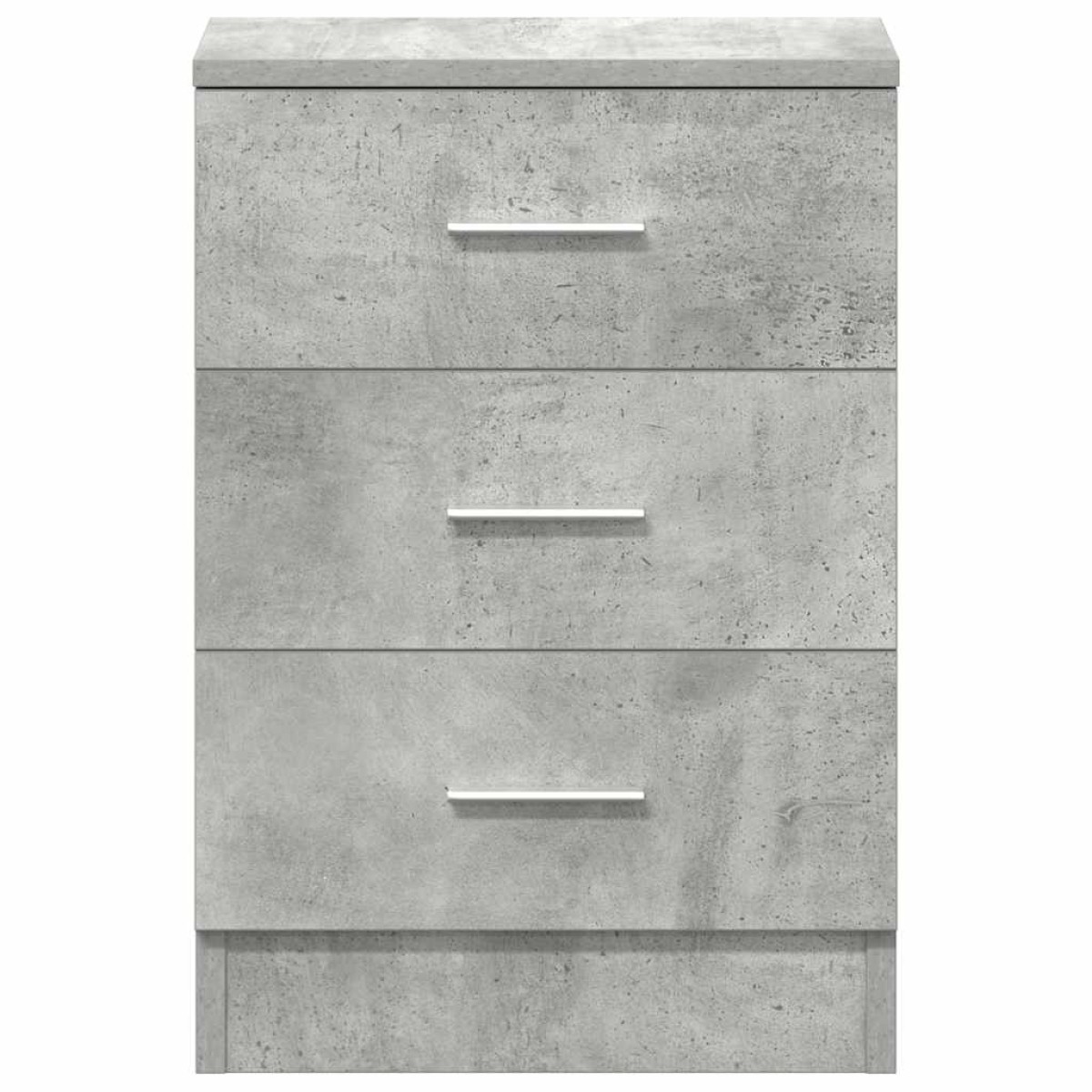 vidaXL Κομοδίνα 2 τεμ. Γκρι Σκυροδέματος 38x35x56 εκ. από Μοριοσανίδα