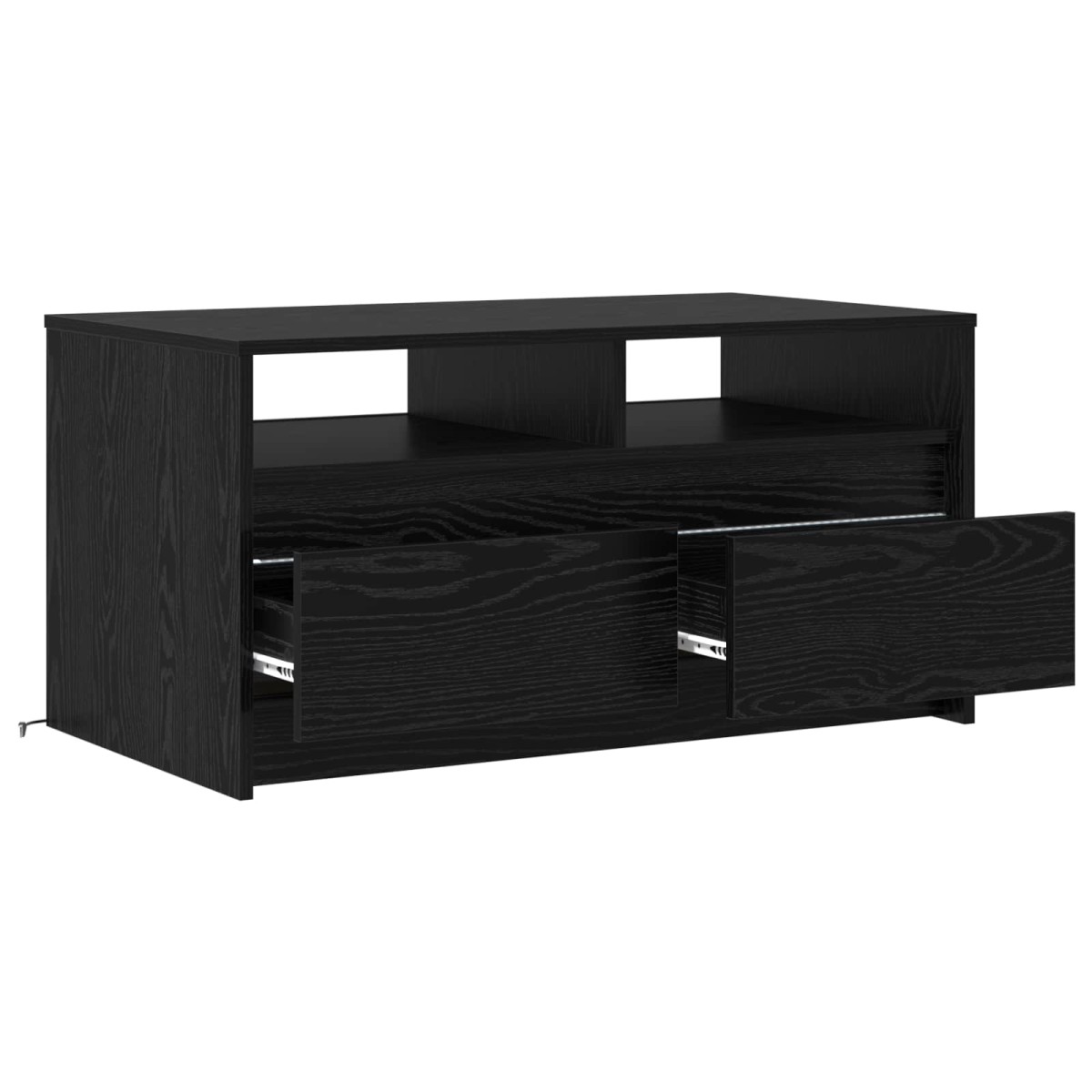 vidaXL Τραπεζάκι σαλονιού Μαύρη Οξυά 90 x 50 x 45 cm