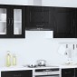vidaXL Πάνελ πλυντηρίου πιάτων Kalmar Μαύρη Οξυά 60 x 31 x 40 εκ