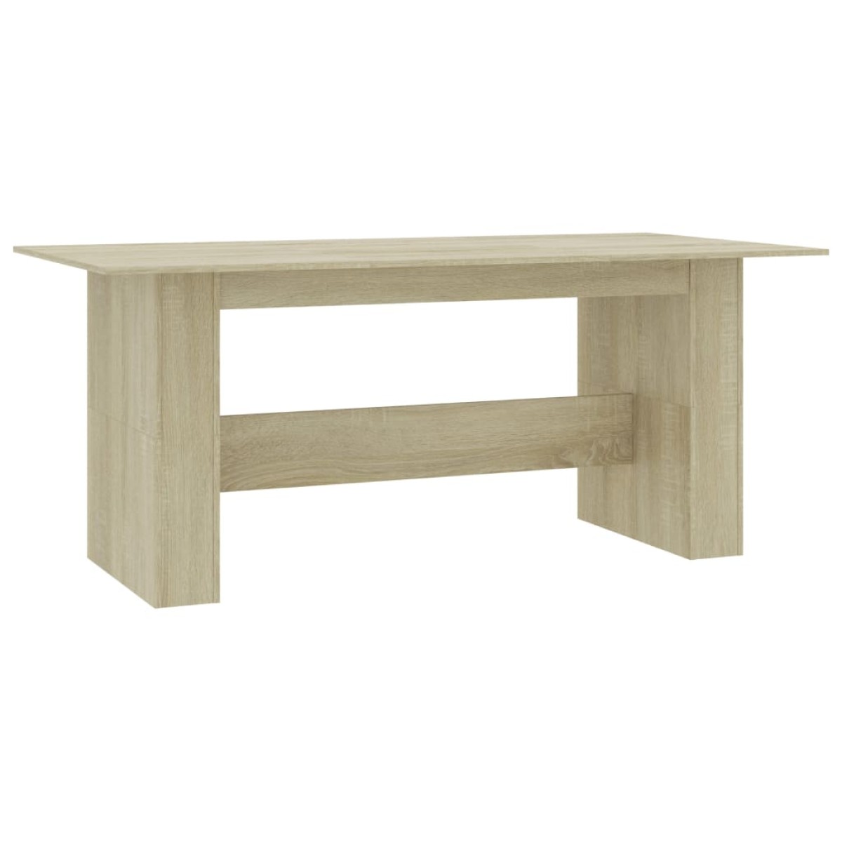 vidaXL Τραπεζαρία Sonoma Δρυς 180 x 90 x 76 εκ. από Μοριοσανίδα