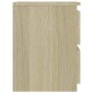 vidaXL Κομοδίνο Χρώμα Sonoma Δρυς 30 x 30 x 40 εκ. από Μοριοσανίδα