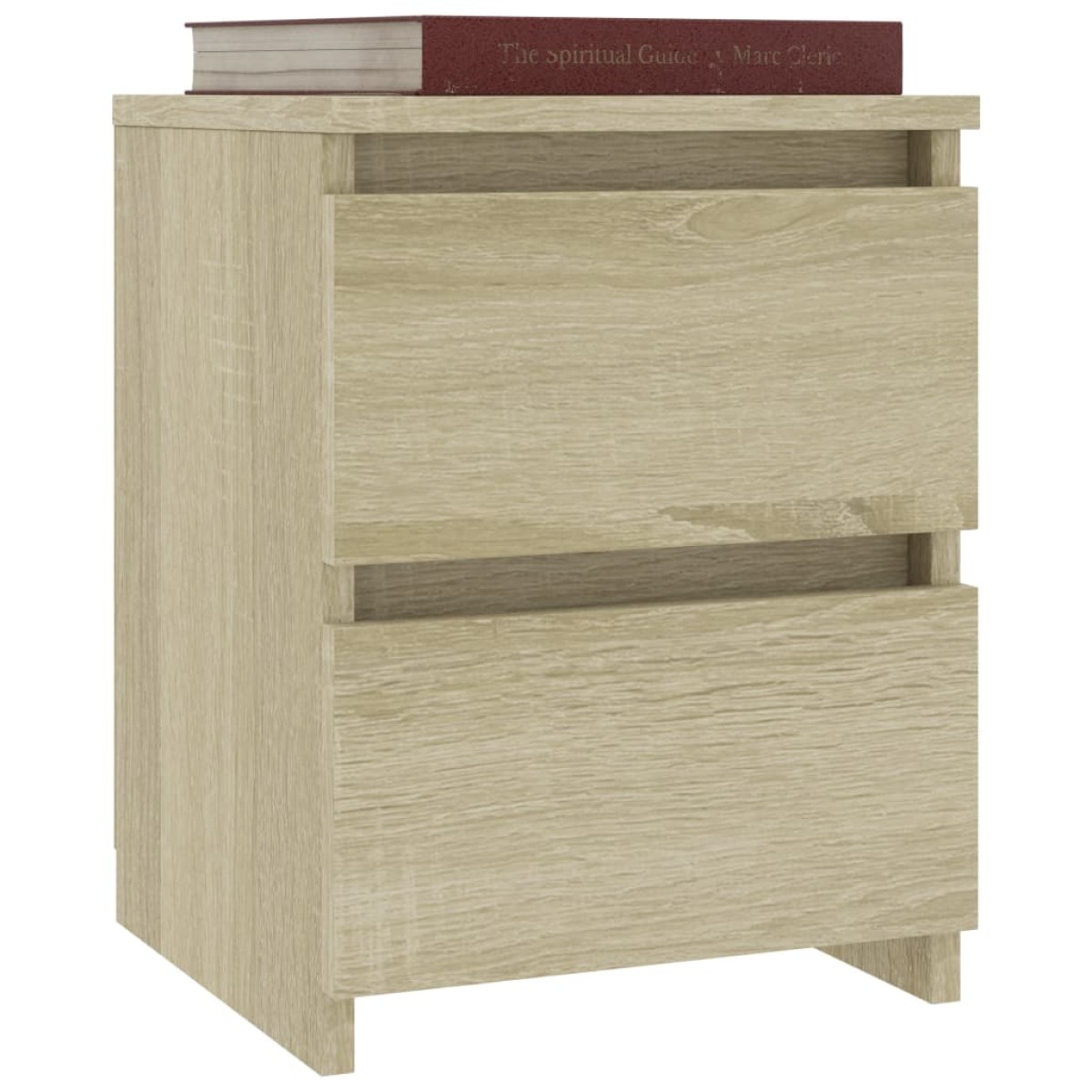 vidaXL Κομοδίνο Χρώμα Sonoma Δρυς 30 x 30 x 40 εκ. από Μοριοσανίδα