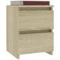 vidaXL Κομοδίνο Χρώμα Sonoma Δρυς 30 x 30 x 40 εκ. από Μοριοσανίδα