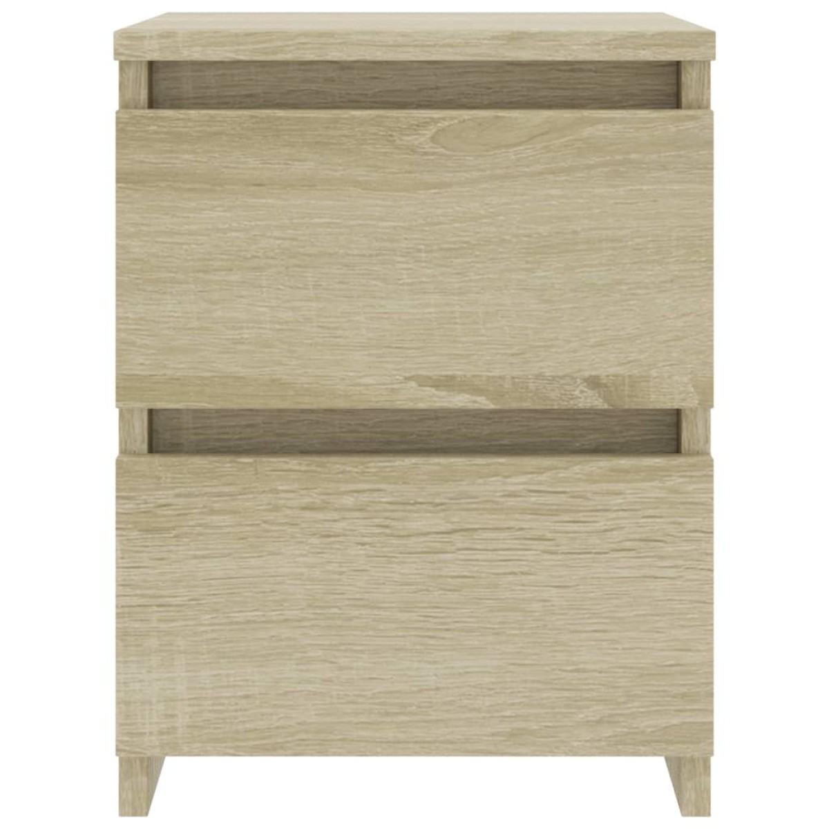 vidaXL Κομοδίνα 2 τεμ. Sonoma Δρυς 30 x 30 x 40 εκ. από Μοριοσανίδα