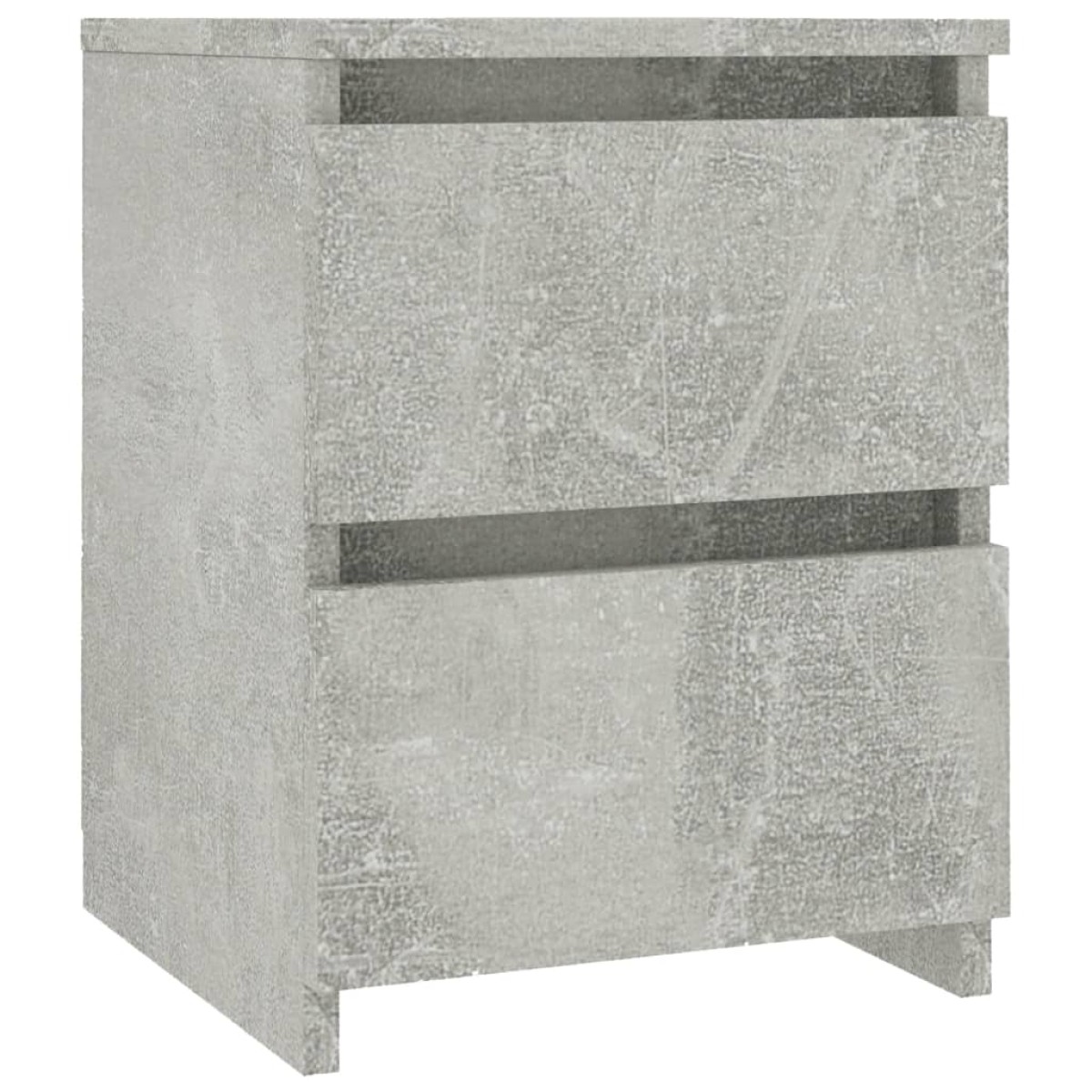 vidaXL Κομοδίνο Γκρι του Σκυροδέματος 30 x 30 x 40 εκ. από Μοριοσανίδα