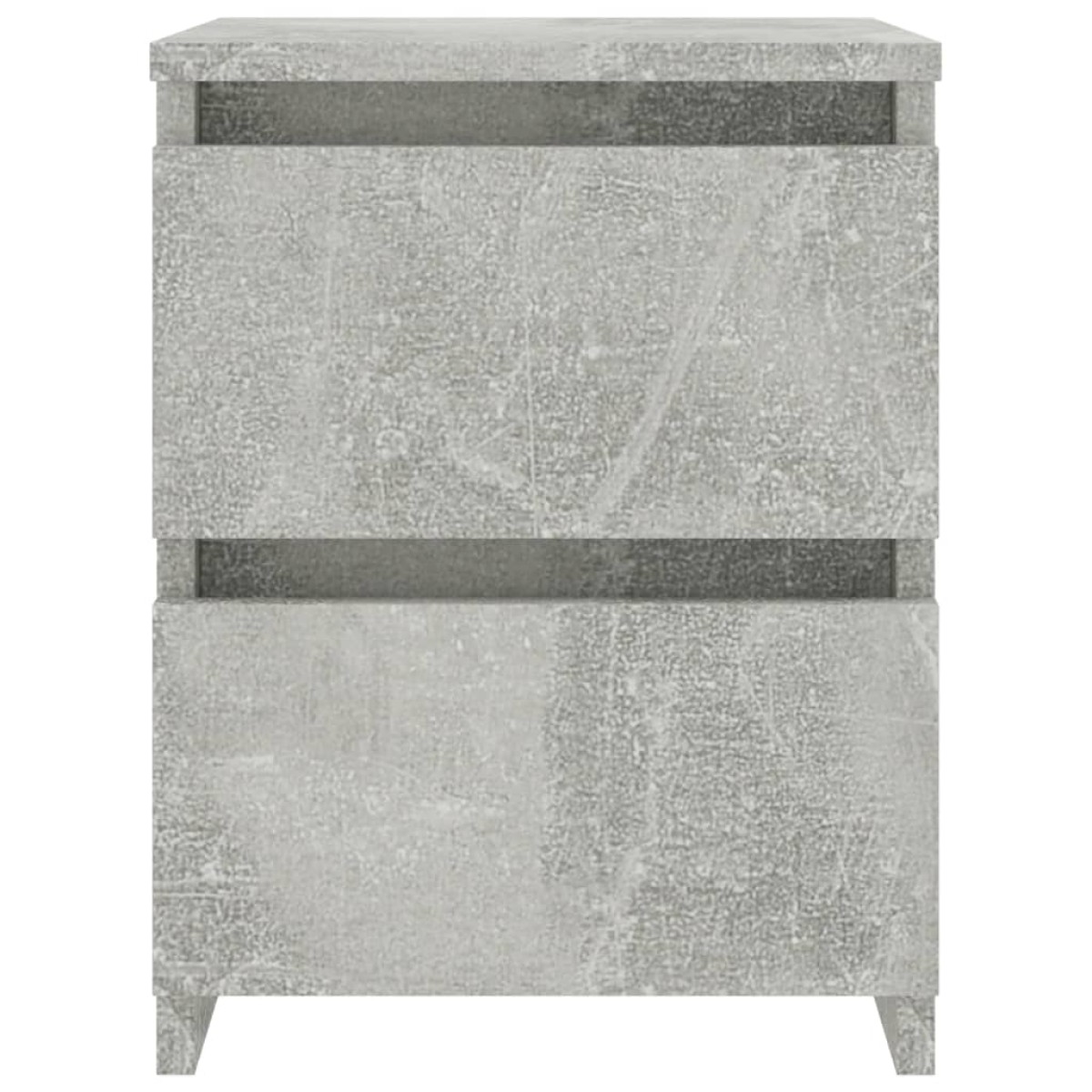 vidaXL Κομοδίνο Γκρι του Σκυροδέματος 30 x 30 x 40 εκ. από Μοριοσανίδα