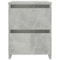 vidaXL Κομοδίνο Γκρι του Σκυροδέματος 30 x 30 x 40 εκ. από Μοριοσανίδα