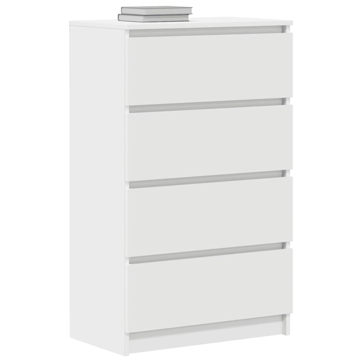 vidaXL Συρταριέρα Λευκή 60 x 35 x 98,5 εκ. από Επεξεργασμένο Ξύλο