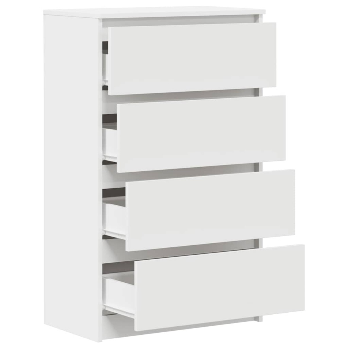 vidaXL Συρταριέρα Λευκή 60 x 35 x 98,5 εκ. από Επεξεργασμένο Ξύλο
