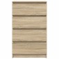vidaXL Συρταριέρα Sonoma Δρυς 60 x 35 x 98,5 εκ. Επεξεργασμένο Ξύλο