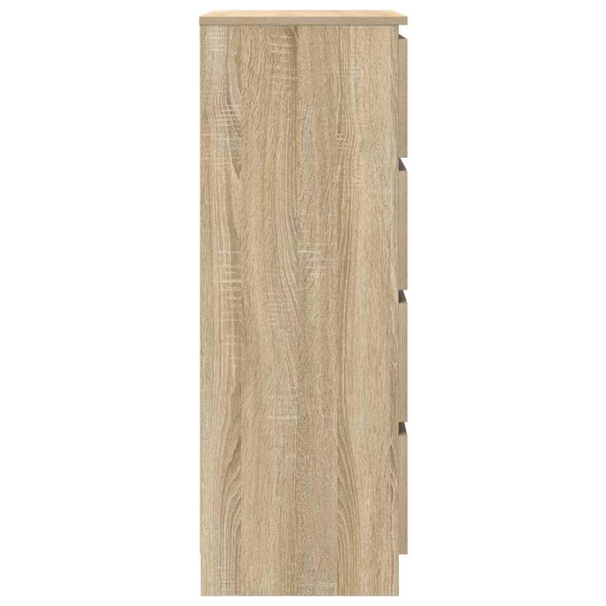 vidaXL Συρταριέρα Sonoma Δρυς 60 x 35 x 98,5 εκ. Επεξεργασμένο Ξύλο