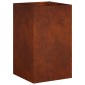 vidaXL Γλάστρα Κήπου 2 τμχ. Σκ rusty 30 x 30 x 40 cm