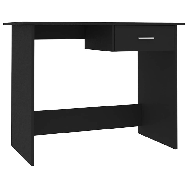 vidaXL Γραφείο Μαύρο 100 x 50 x 76 εκ. από Επεξ. Ξύλο