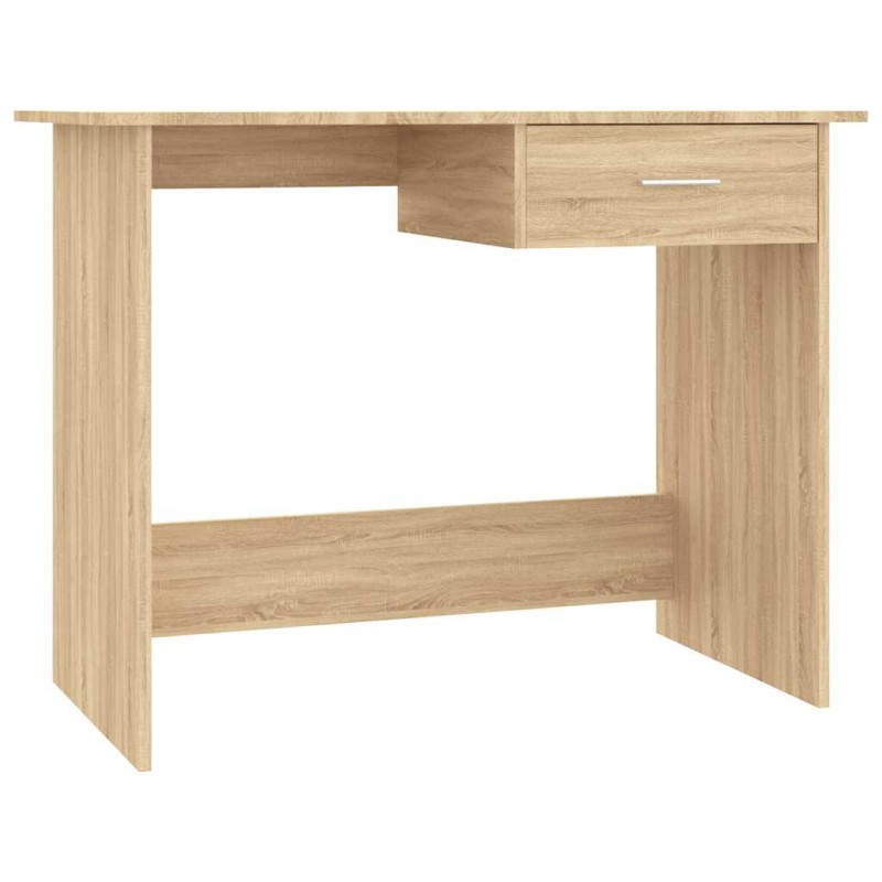 vidaXL Γραφείο Χρώμα Sonoma Δρυς 100 x 50 x 76 εκ. από Επεξ. Ξύλο