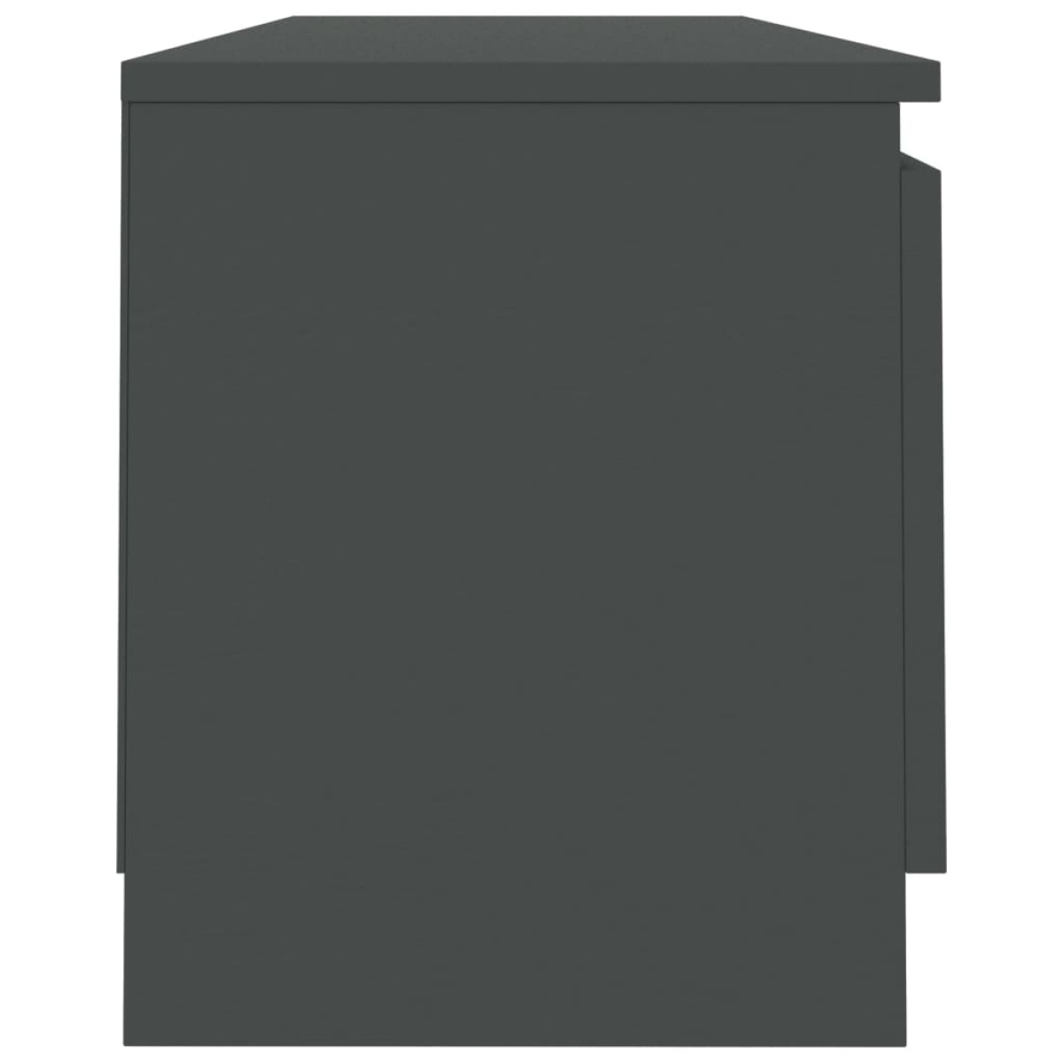 vidaXL Έπιπλο Τηλεόρασης Γκρι 120 x 30 x 35,5 εκ. από Μοριοσανίδα