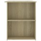 vidaXL Γραφείο Χρώμα Sonoma Δρυς 110 x 60 x 73 εκ. από Μοριοσανίδα