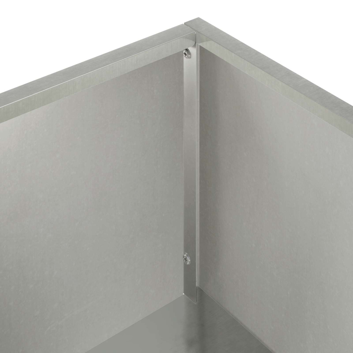 vidaXL Γλάστρα Κήπου 2 τμχ. Ασημί 100 x 20 x 49 εκ Ανοξείδωτο Ατσάλι