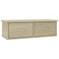 vidaXL Ράφι Τοίχου με Συρτάρια Sonoma Δρυς 60x26x18,5 εκ. Μοριοσανίδα