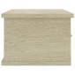 vidaXL Ράφι Τοίχου με Συρτάρια Sonoma Δρυς 60x26x18,5 εκ. Μοριοσανίδα