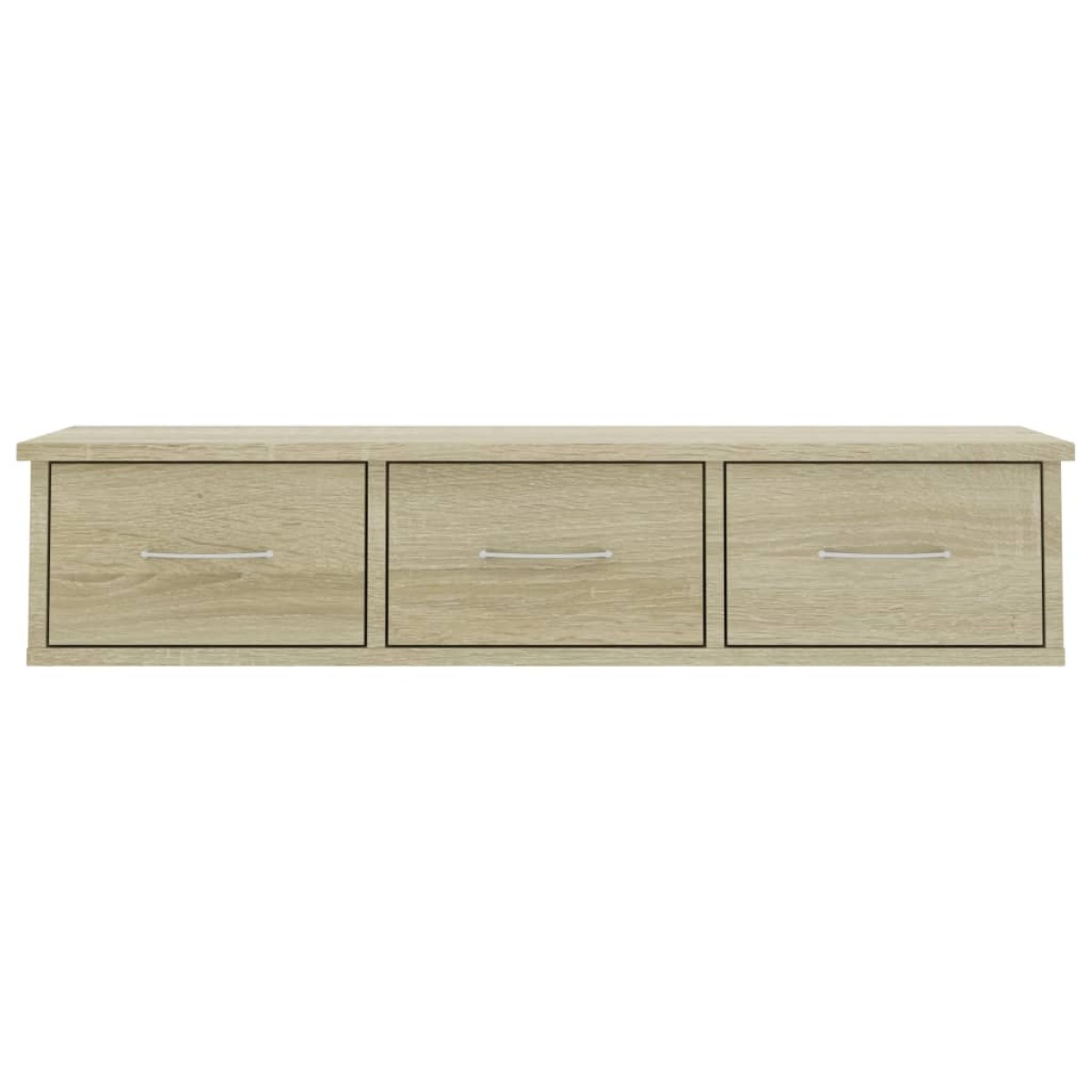 vidaXL Ράφι Τοίχου με Συρτάρια Sonoma Δρυς 88x26x18,5 εκ. Μοριοσανίδα