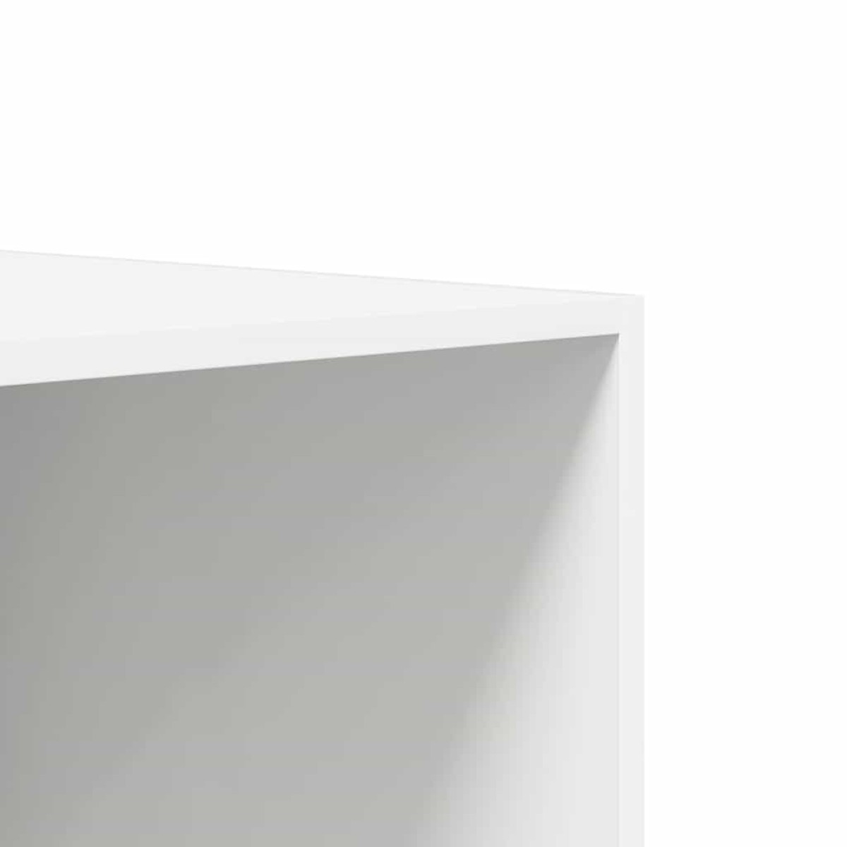 vidaXL Ντουλάπα Λευκή 100 x 50 x 200 εκ. από Μοριοσανίδα