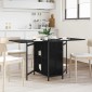 vidaXL Τραπέζι φαγητού 144 x 60 x 75 εκ. Επεξεργασμένο Ξύλο Μαύρη Δρυς
