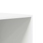 vidaXL Ντουλάπα με Συρτάρια Λευκή 50 x 50 x 200 εκ. από Μοριοσανίδα
