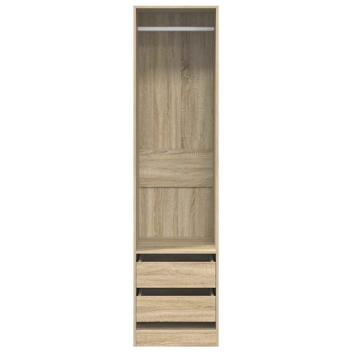 vidaXL Ντουλάπα με Συρτάρια Sonoma Δρυς 50 x 50 x 200 εκ. Μοριοσανίδα
