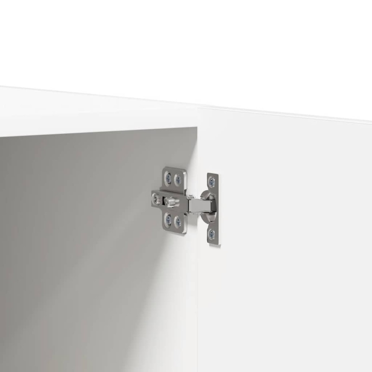 vidaXL Ντουλάπα Λευκή 80 x 52 x 180 εκ. από Μοριοσανίδα