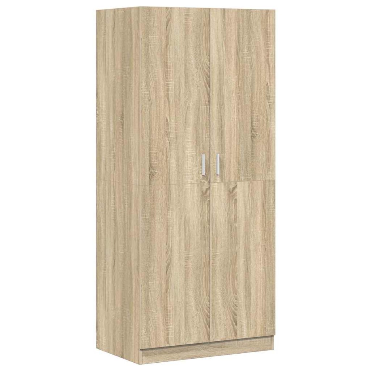 vidaXL Ντουλάπα Χρώμα Sonoma-Δρυς 80 x 52 x 180 εκ. από Μοριοσανίδα