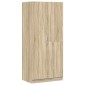 vidaXL Ντουλάπα Χρώμα Sonoma-Δρυς 80 x 52 x 180 εκ. από Μοριοσανίδα