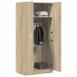 vidaXL Ντουλάπα Χρώμα Sonoma-Δρυς 80 x 52 x 180 εκ. από Μοριοσανίδα