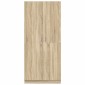 vidaXL Ντουλάπα Χρώμα Sonoma-Δρυς 80 x 52 x 180 εκ. από Μοριοσανίδα