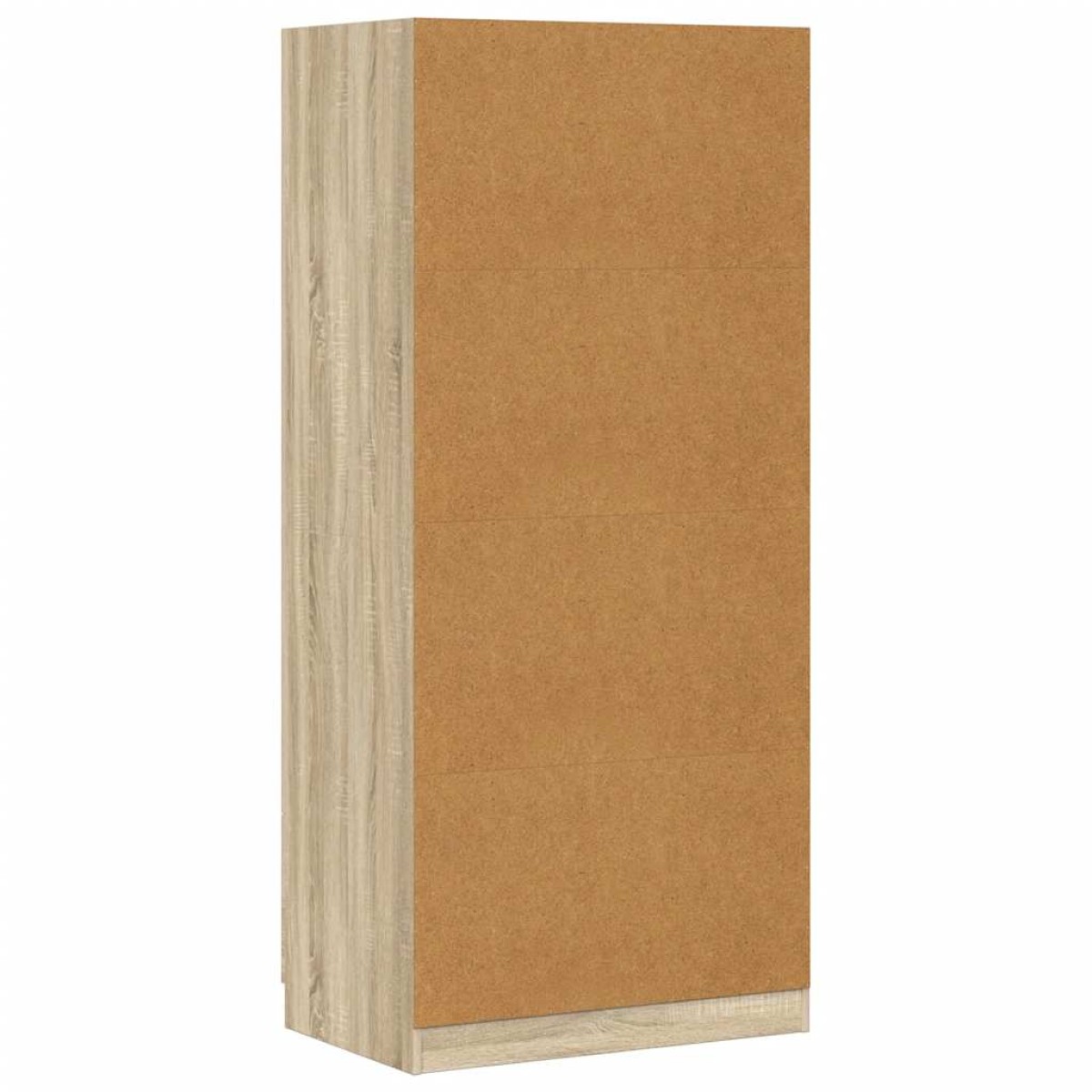 vidaXL Ντουλάπα Χρώμα Sonoma-Δρυς 80 x 52 x 180 εκ. από Μοριοσανίδα