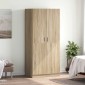 vidaXL Ντουλάπα Χρώμα Sonoma-Δρυς 80 x 52 x 180 εκ. από Μοριοσανίδα