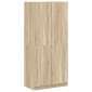 vidaXL Ντουλάπα Χρώμα Sonoma Δρυς 90 x 52 x 200 εκ. από Μοριοσανίδα