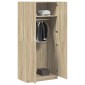 vidaXL Ντουλάπα Χρώμα Sonoma Δρυς 90 x 52 x 200 εκ. από Μοριοσανίδα
