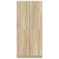 vidaXL Ντουλάπα Χρώμα Sonoma Δρυς 90 x 52 x 200 εκ. από Μοριοσανίδα