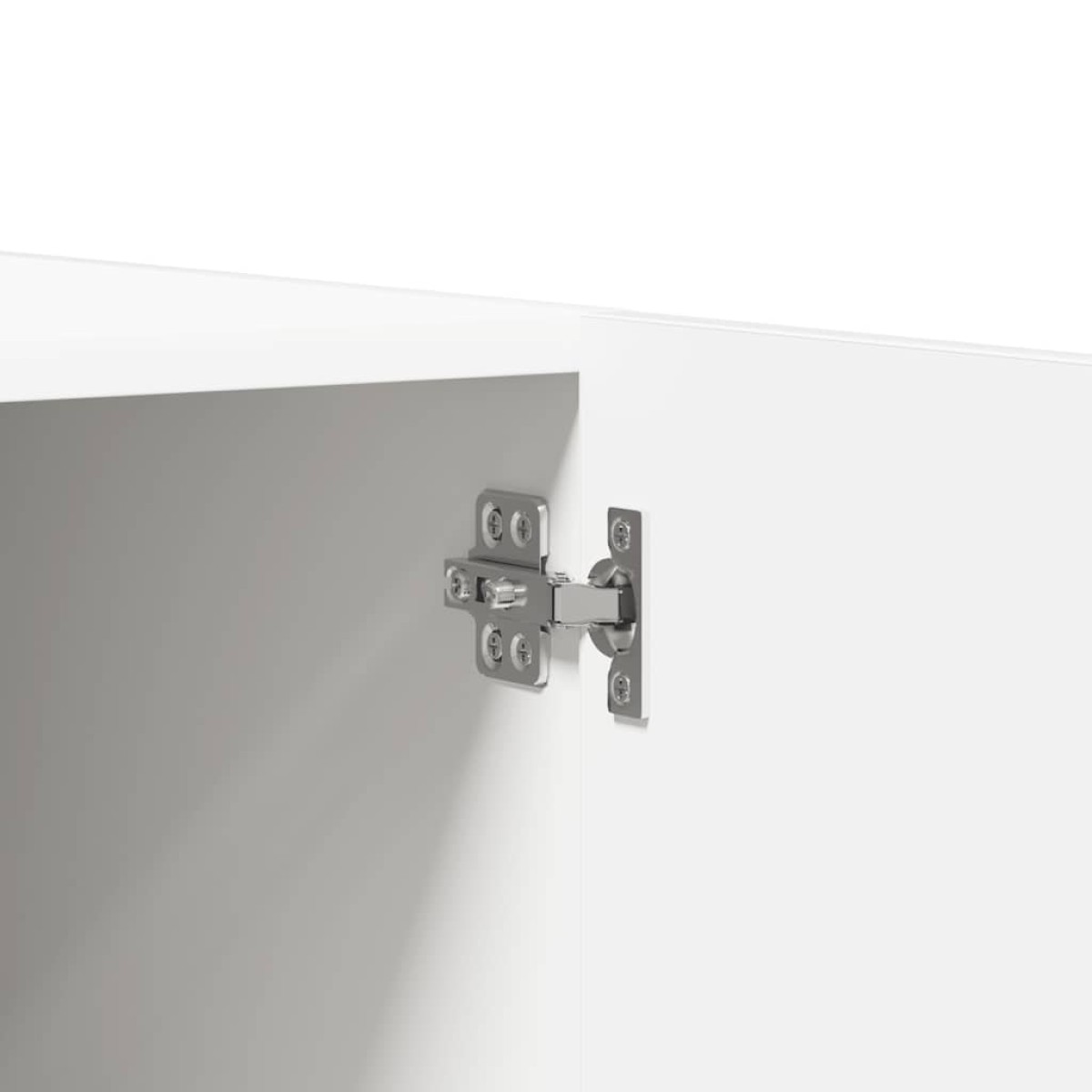 vidaXL Ντουλάπα Λευκή 80 x 52 x 180 εκ. από Μοριοσανίδα